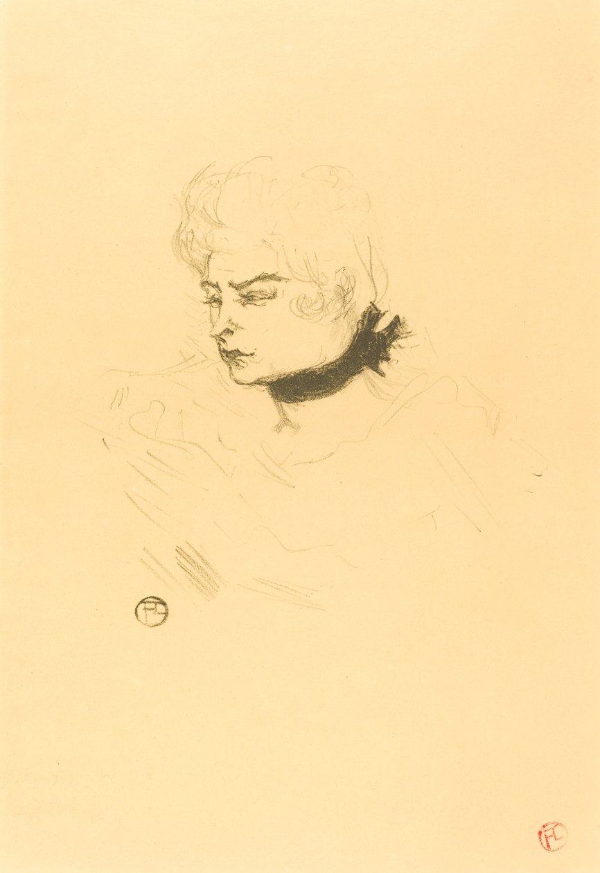 Frøken Green Pea av Henri de Toulouse Lautrec