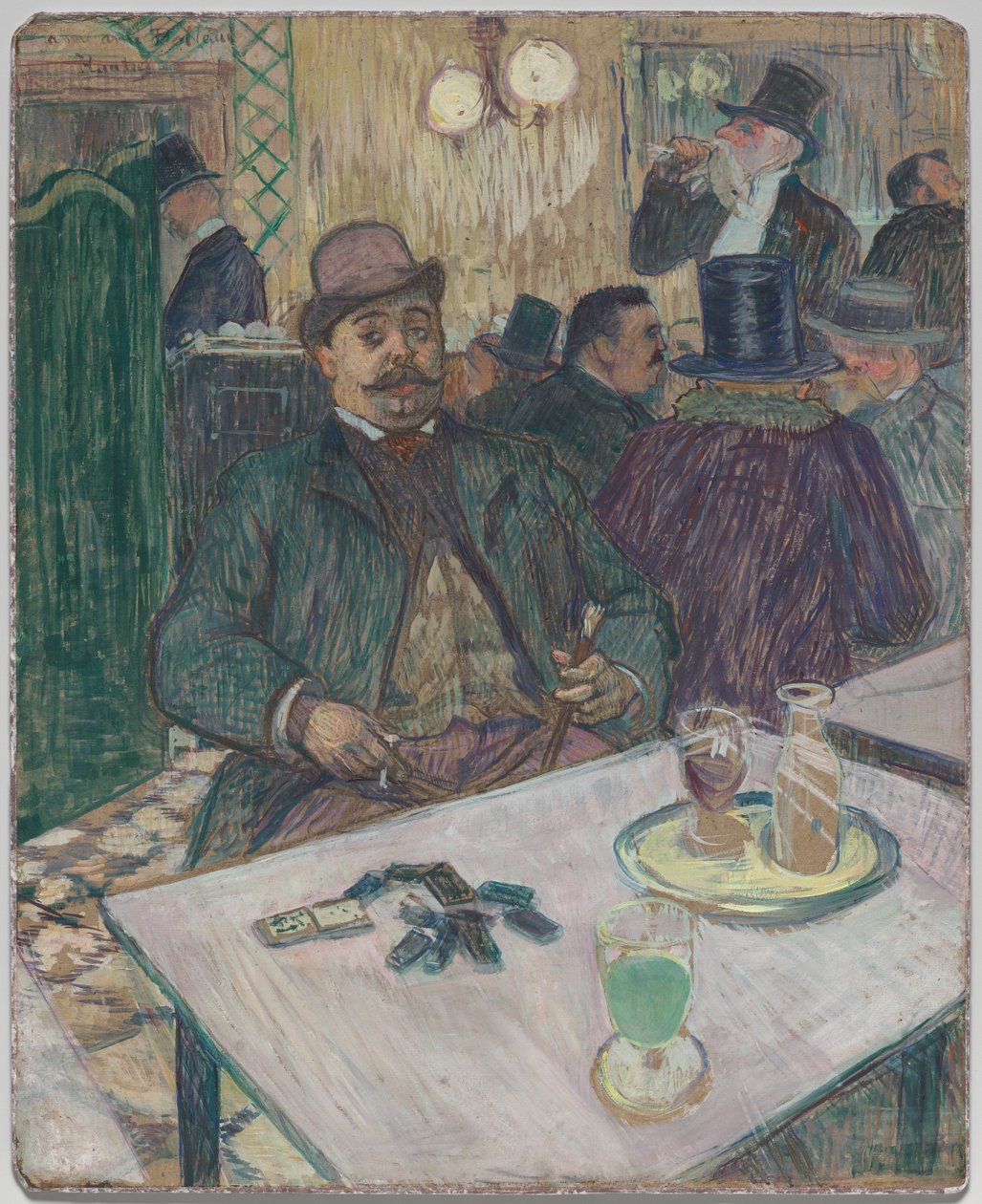 Monsieur Boileau på kafeen av Henri de Toulouse Lautrec