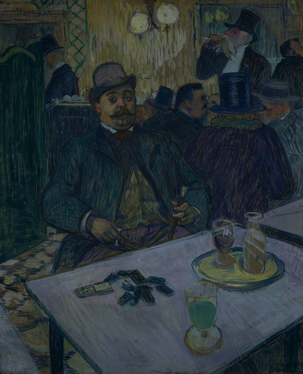 Monsieur Boileau på kafeen, 1893. av Henri de Toulouse Lautrec