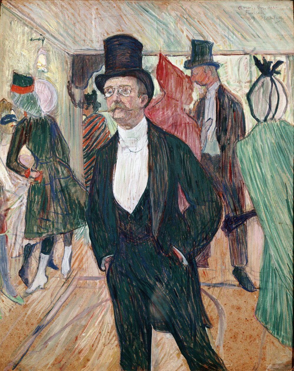 Mr Fourcade av Henri de Toulouse Lautrec