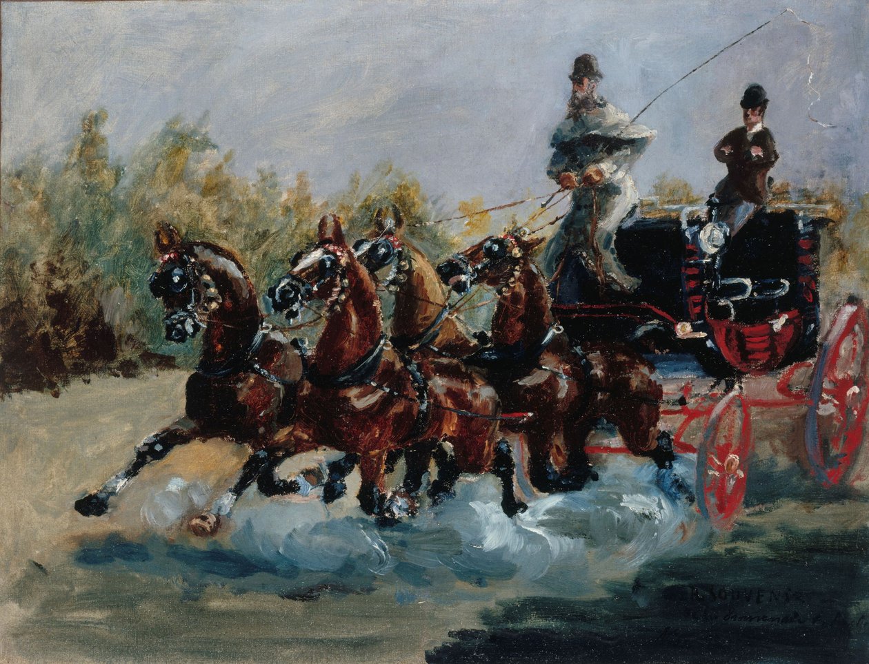 Fint, på Promenade des Anglais av Henri de Toulouse Lautrec