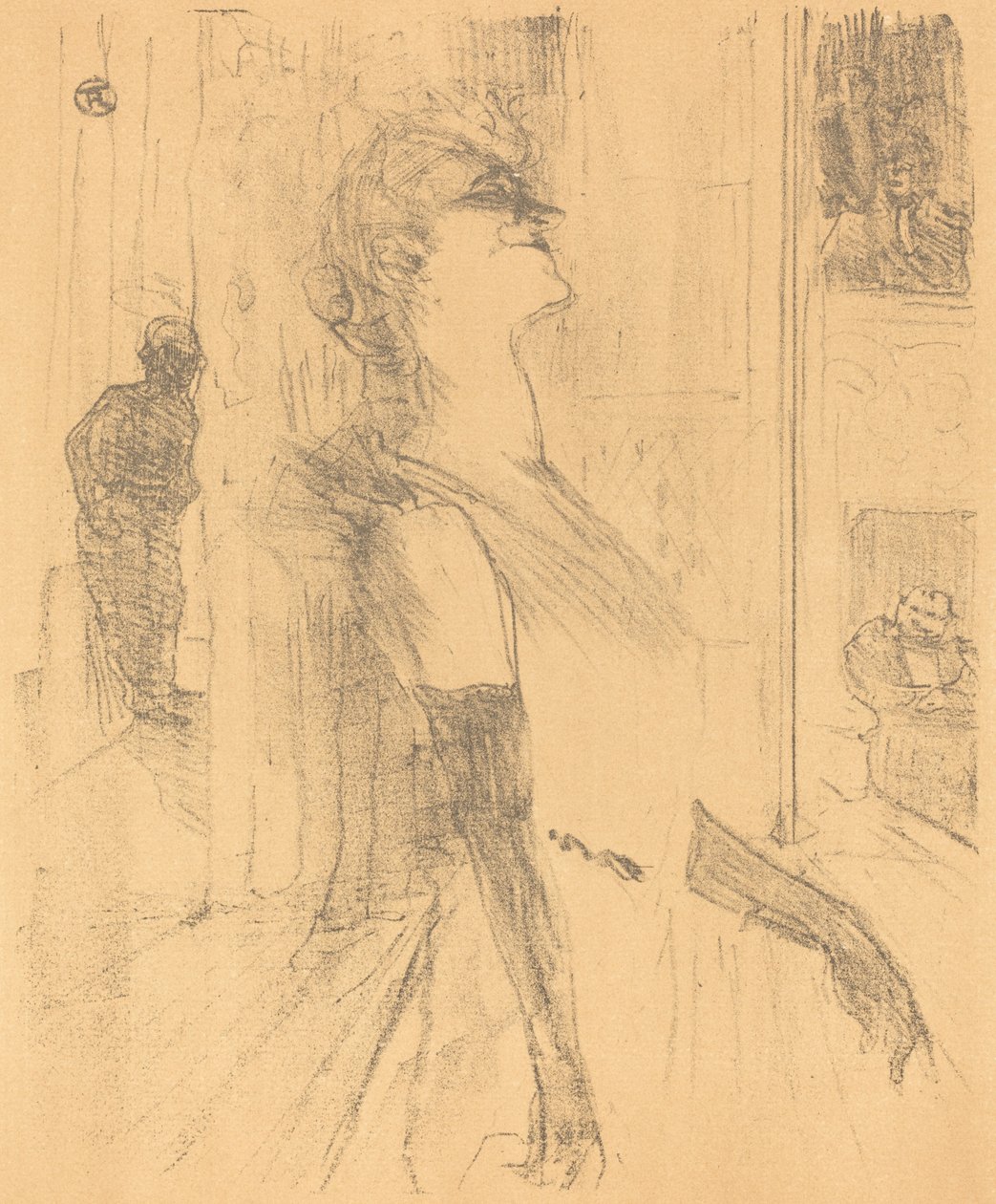 På scenen av Henri de Toulouse Lautrec