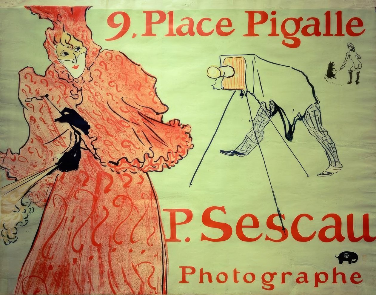 P.Sescau / Fotograf av Henri de Toulouse Lautrec