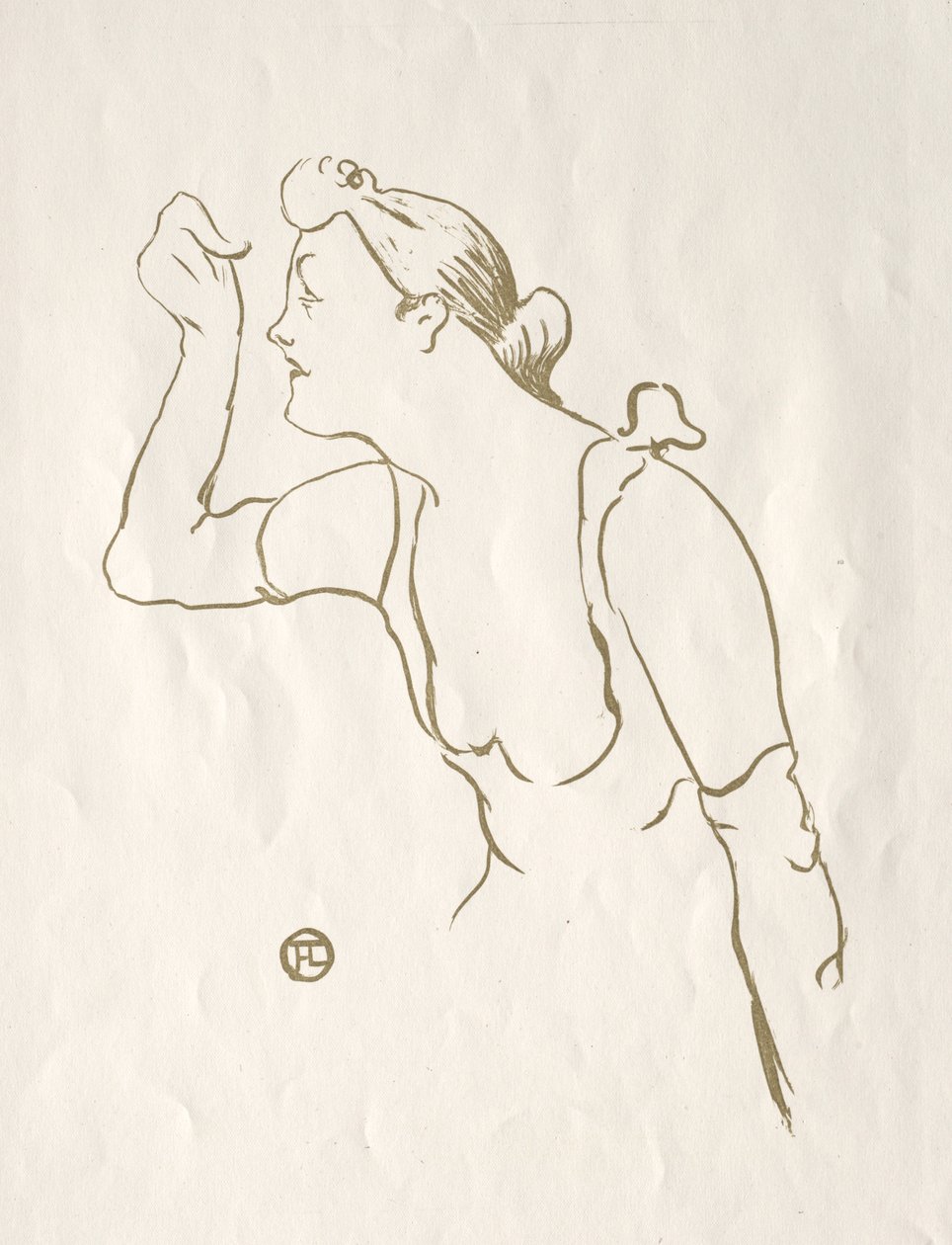 Paula Brebion av Henri de Toulouse Lautrec