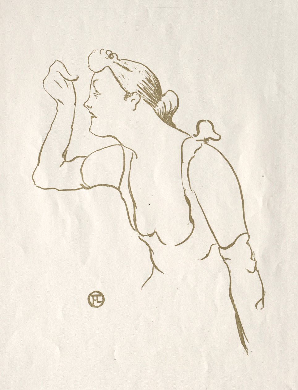 Paula Brebion, 1893. av Henri de Toulouse Lautrec