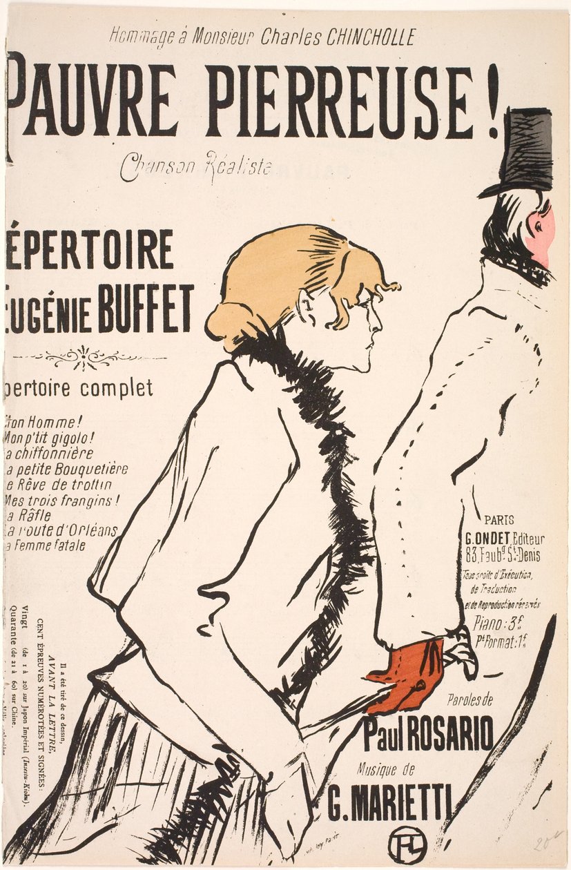 Stakkars stein! av Henri de Toulouse Lautrec