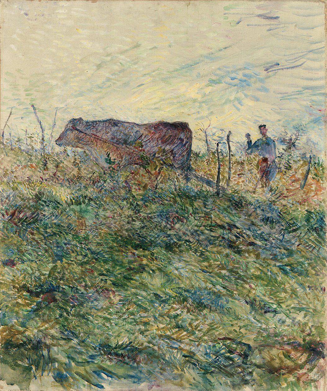 Pløying i vingården, 1883 av Henri de Toulouse Lautrec