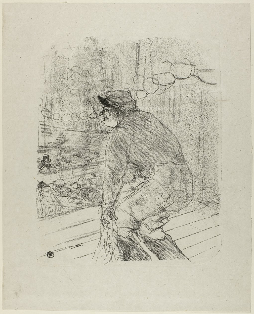 Polin, fra Treize Lithographys av Henri de Toulouse Lautrec