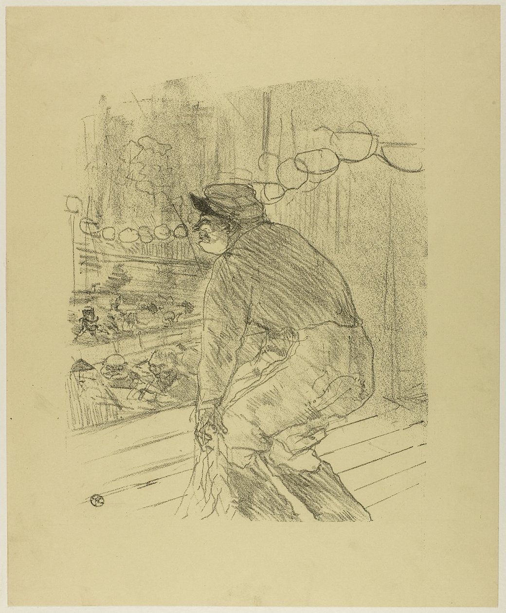 Polin, fra Treize Lithographies av Henri de Toulouse Lautrec