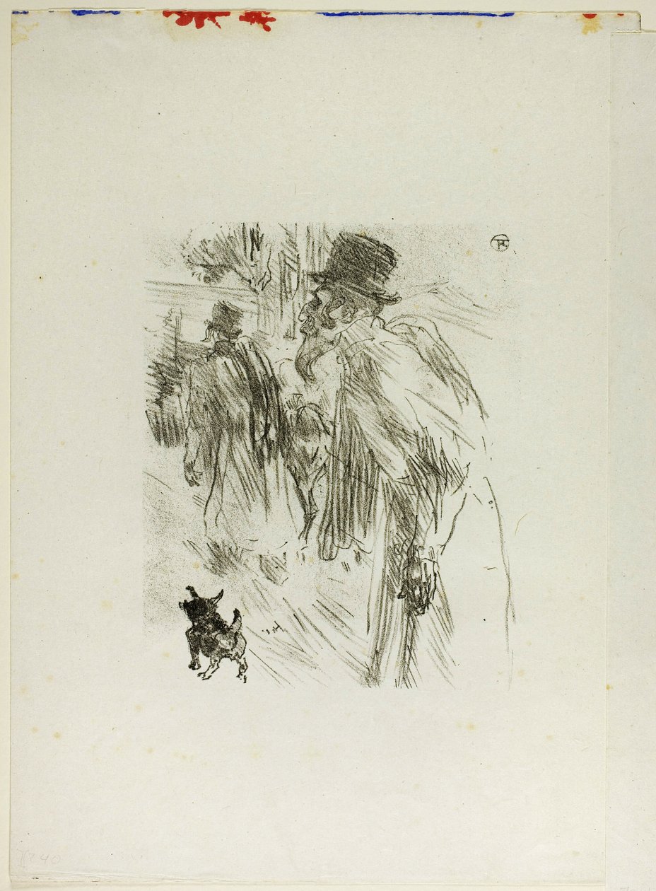 Polske jøder, Carlsbad, fra Ved foten av Sinai av Henri de Toulouse Lautrec