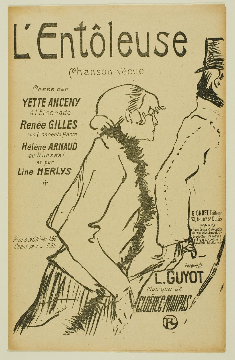 Stakkars Street-Walker! av Henri de Toulouse Lautrec
