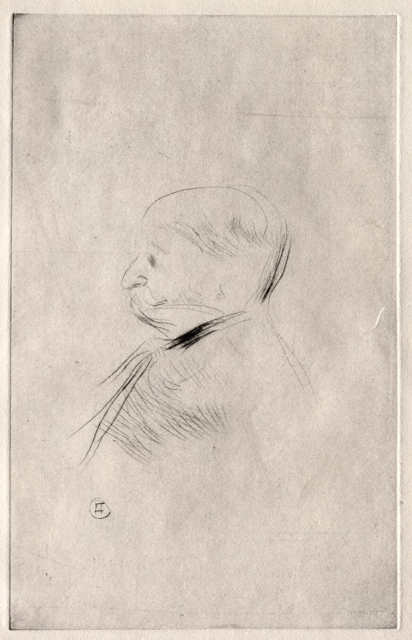 Portrett av M.X. av Henri de Toulouse Lautrec