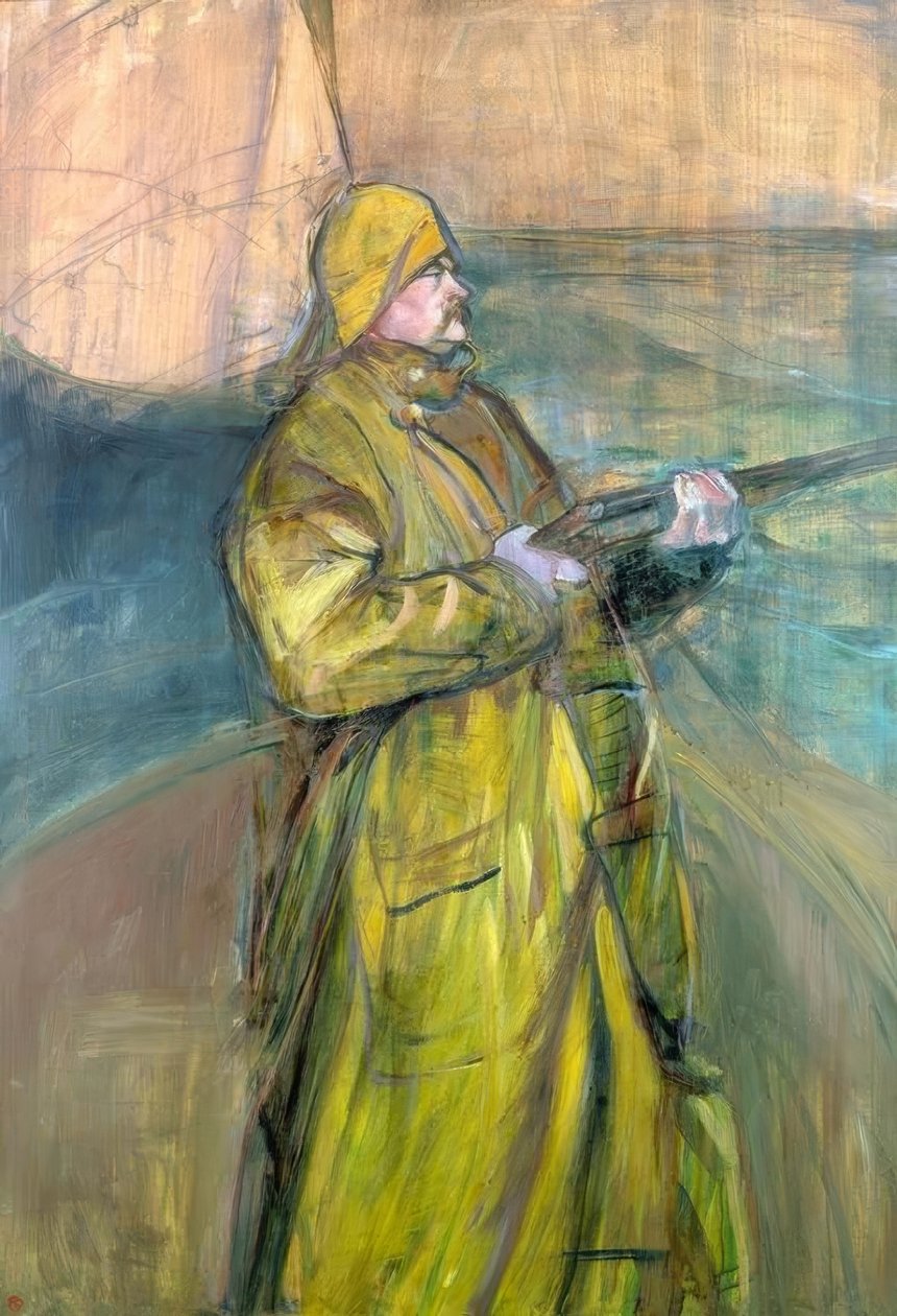 Portrett av Maurice Joyant i Sommebukta av Henri de Toulouse Lautrec