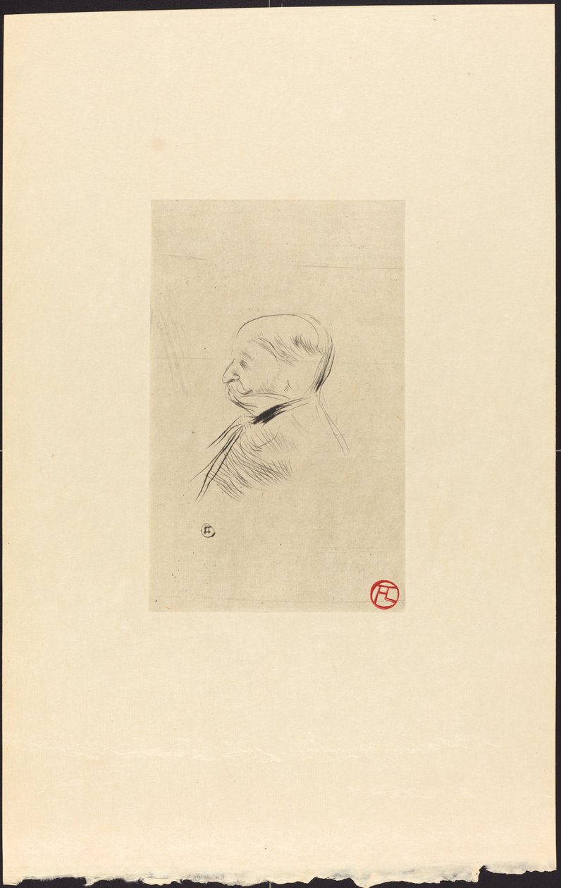 Portrett av Mr. X Portrett av Mr. X, 1898. av Henri de Toulouse Lautrec