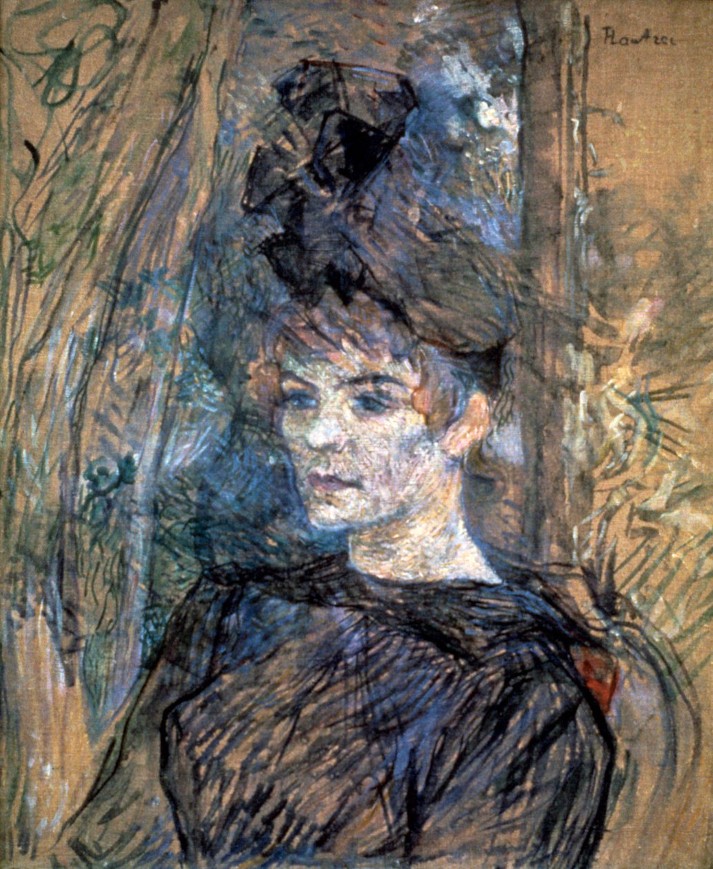 Portrett av Suzanne Valadon, 1885 av Henri de Toulouse Lautrec