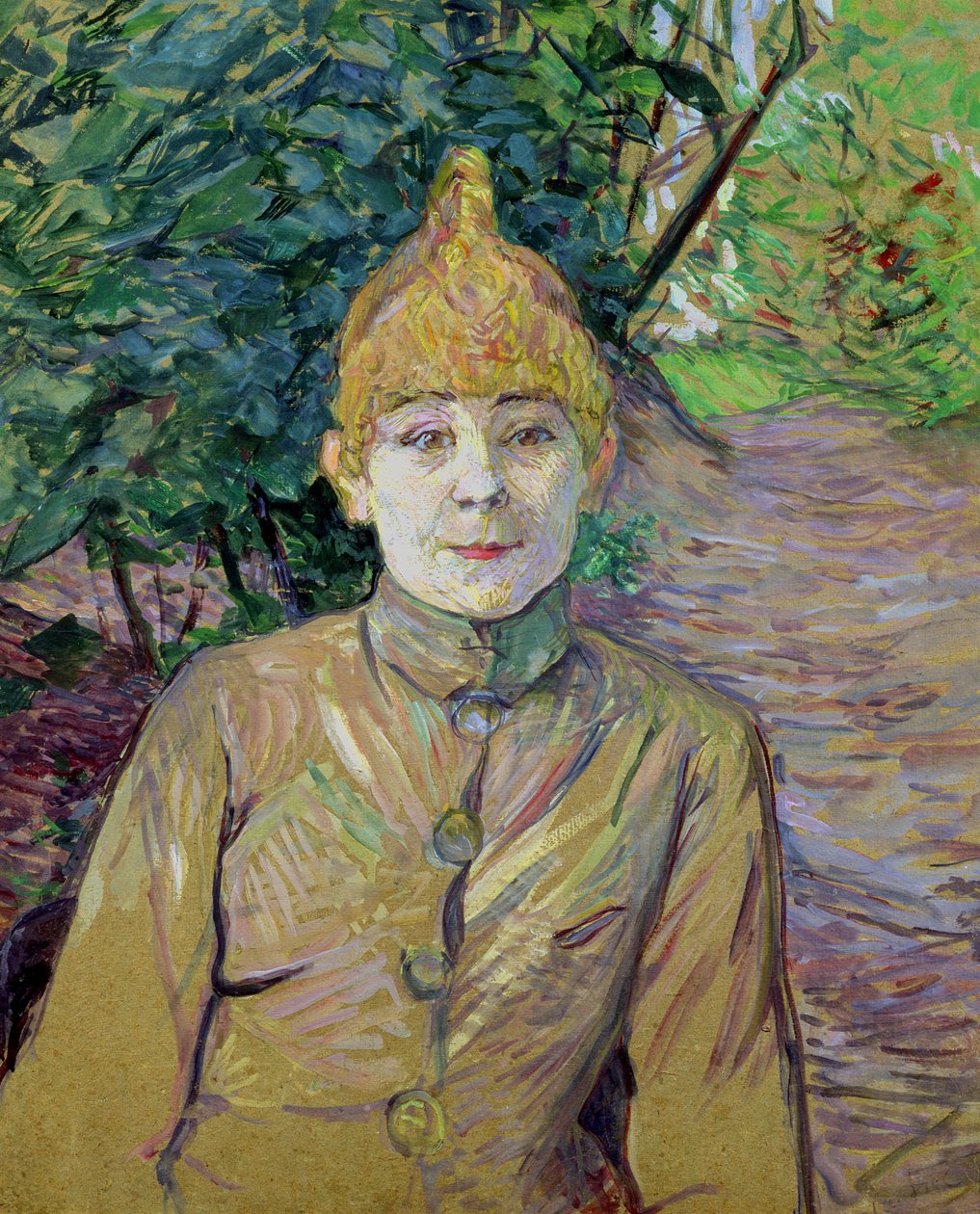 Portrett av en kvinne, muligens den franske danseren Louise Weber (1870-1927) kjent som 
