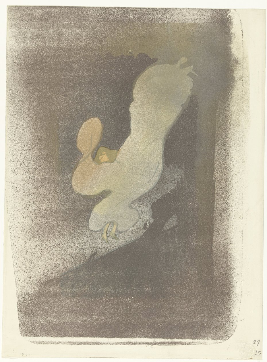 Portrett av danseren Loie Fuller under en forestilling Frøken Loie Fuller av Henri de Toulouse Lautrec
