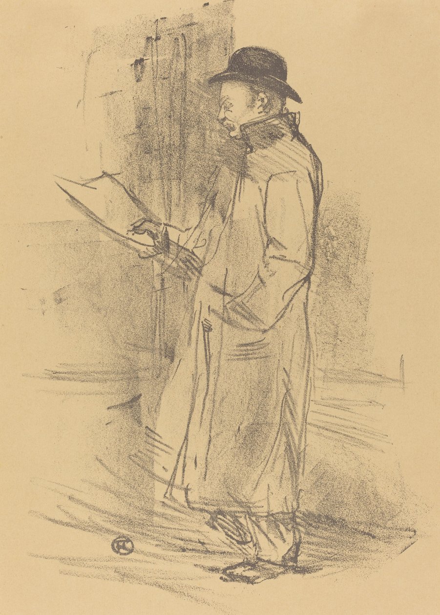Program for "Benefice Gemier" (Programme du "Bénéfice Gemier") av Henri de Toulouse Lautrec
