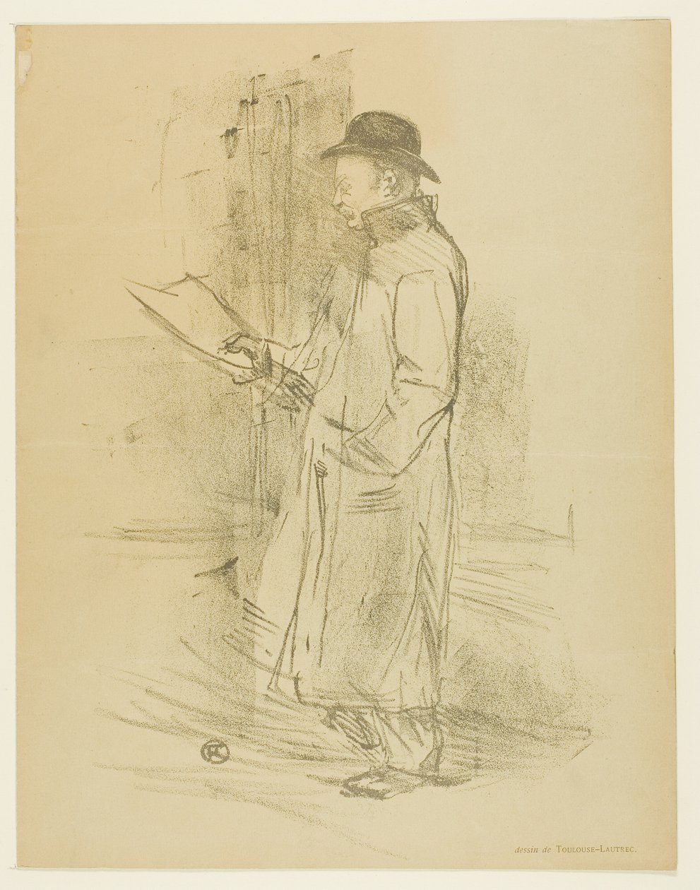 Program for Gémier-fordelen av Henri de Toulouse Lautrec