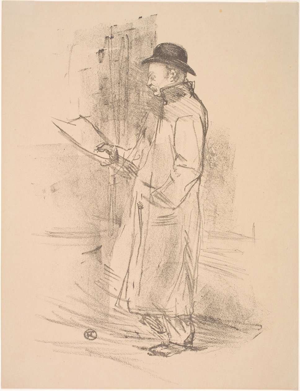Gémier fordelsprogram av Henri de Toulouse Lautrec