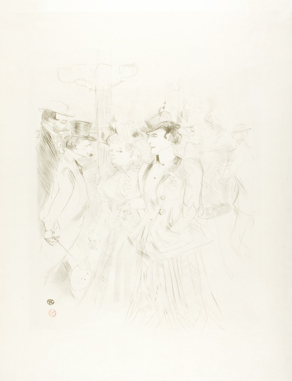 Promenade av Henri de Toulouse Lautrec