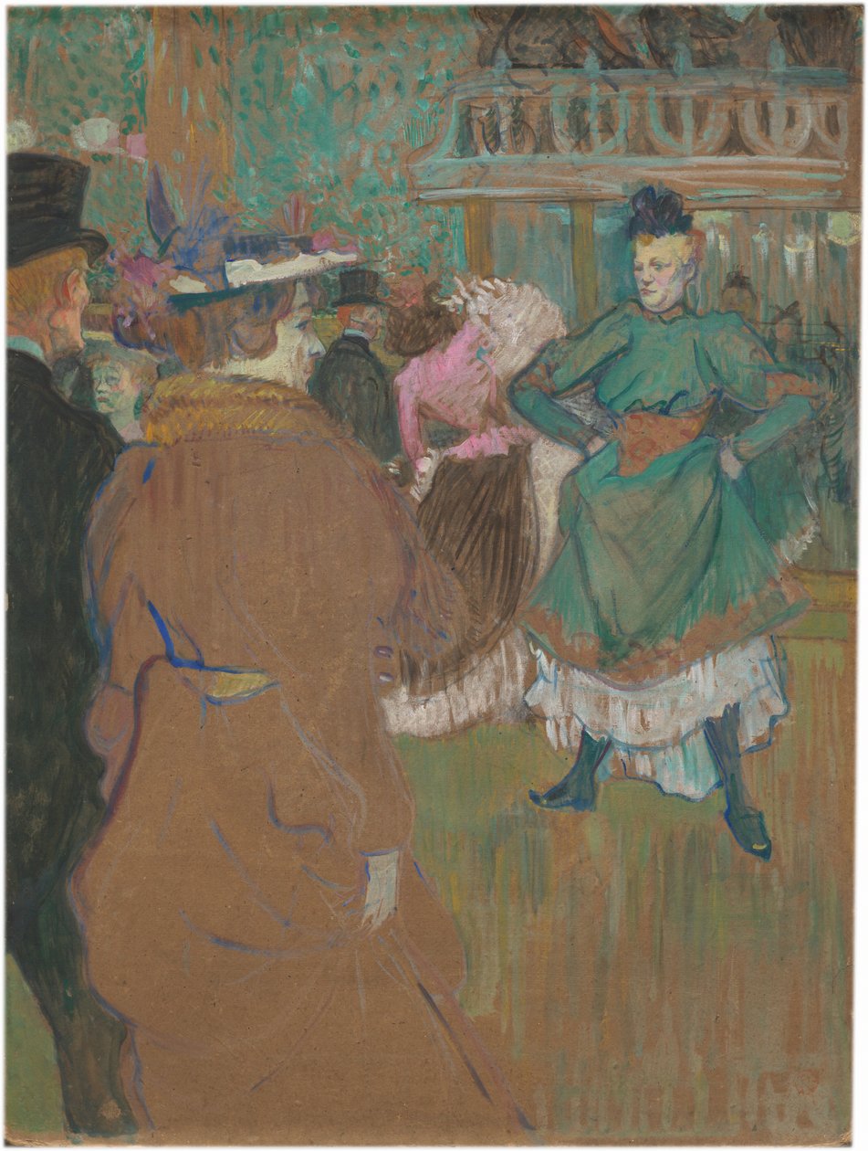 Quadrille ved Moulin Rouge av Henri de Toulouse Lautrec