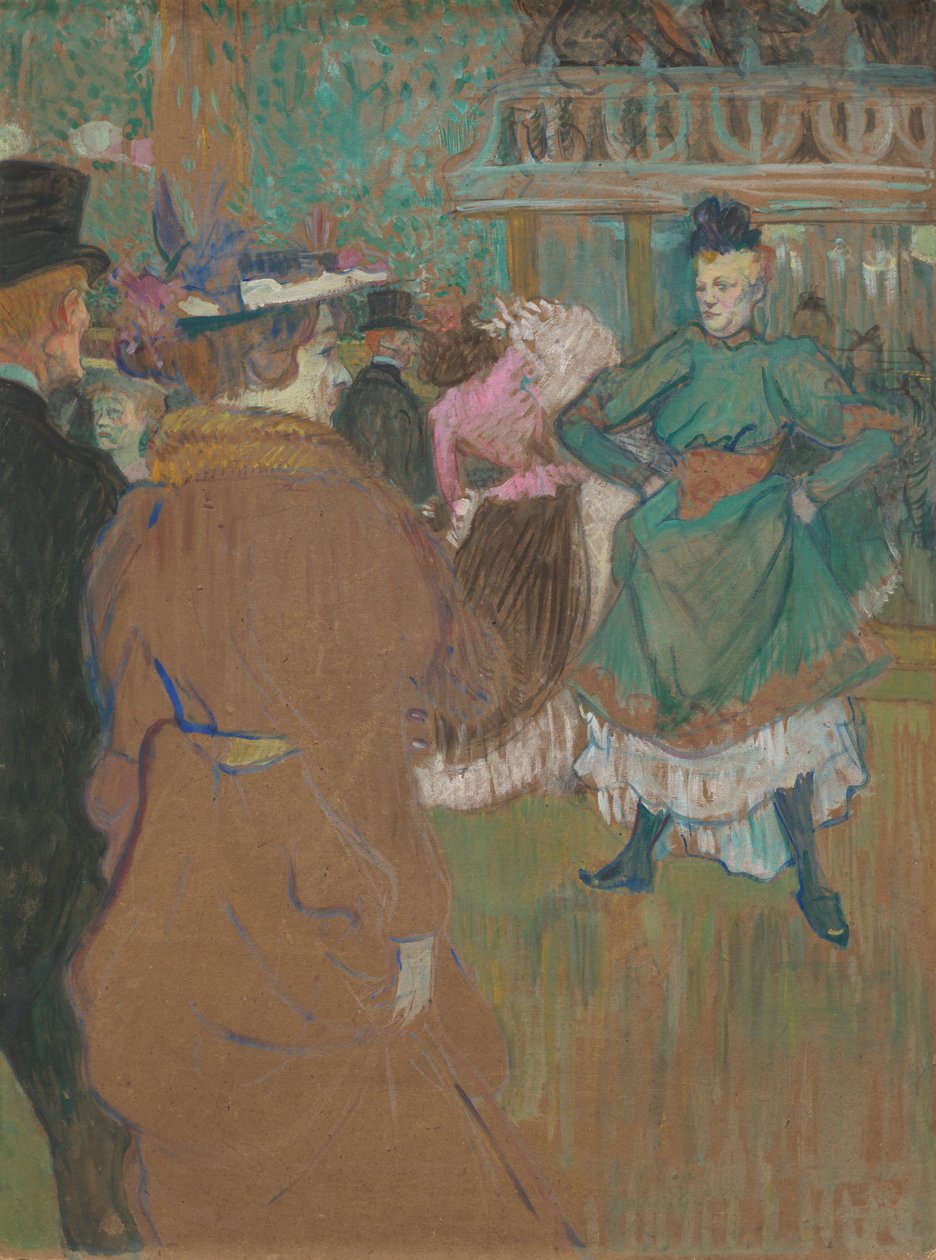 Quadrille ved Moulin Rouge, 1892. av Henri de Toulouse Lautrec