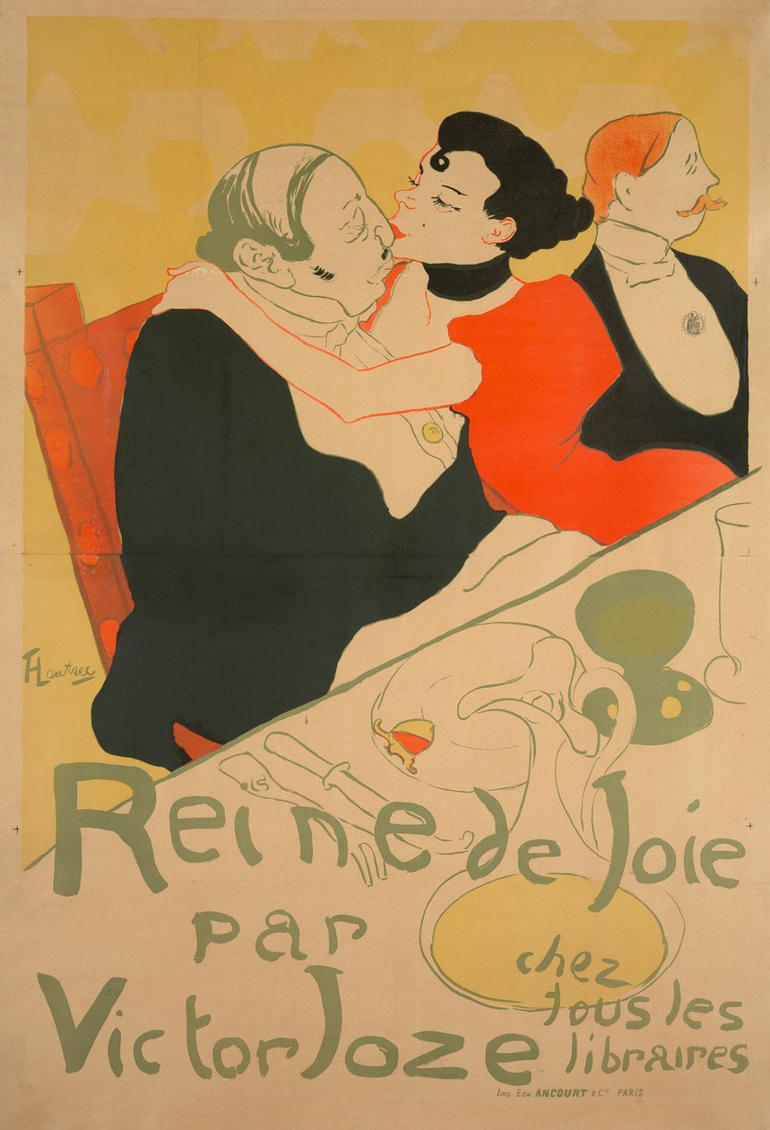 gledens dronning av Henri de Toulouse Lautrec