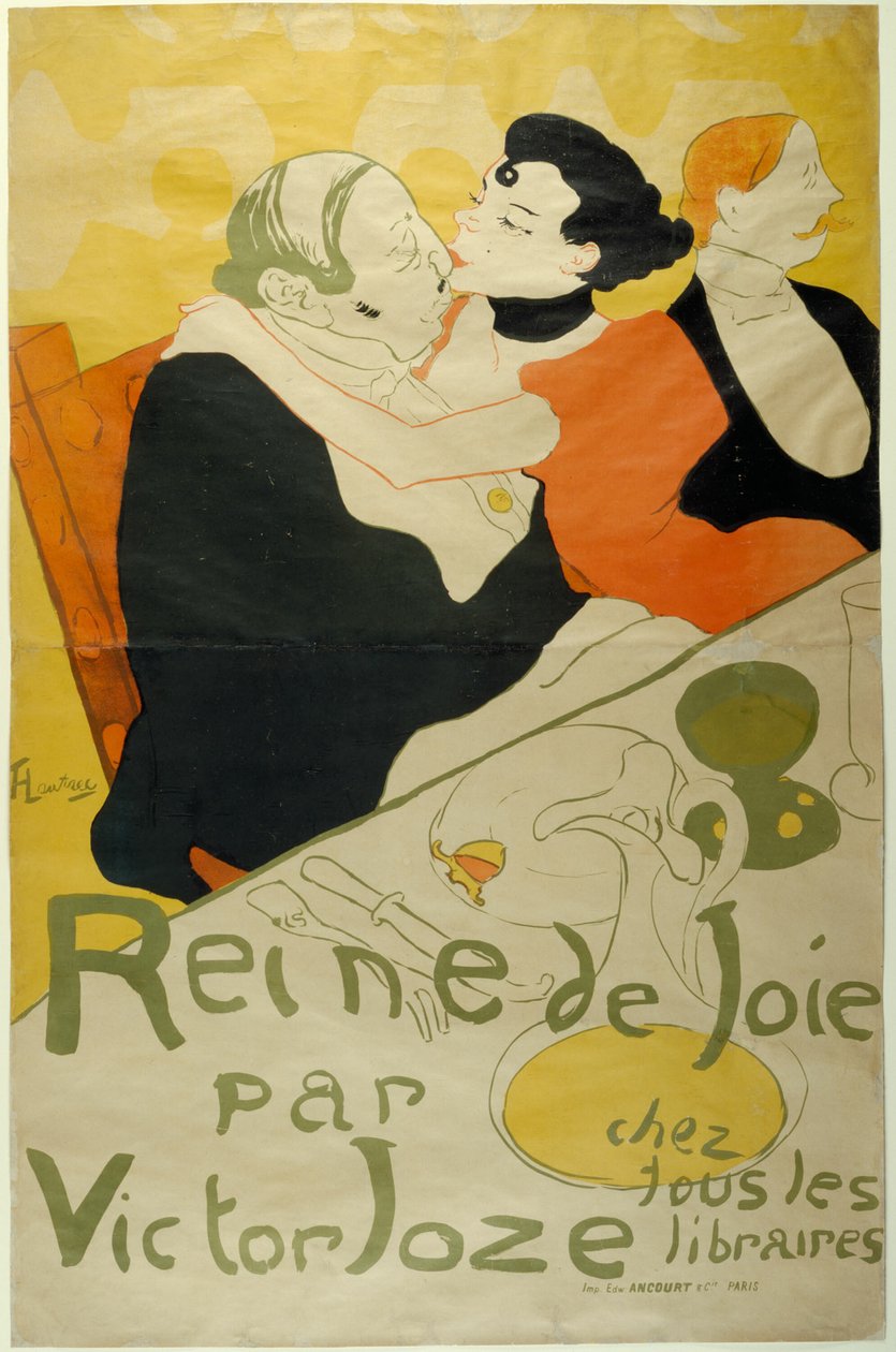 gledens dronning av Henri de Toulouse Lautrec