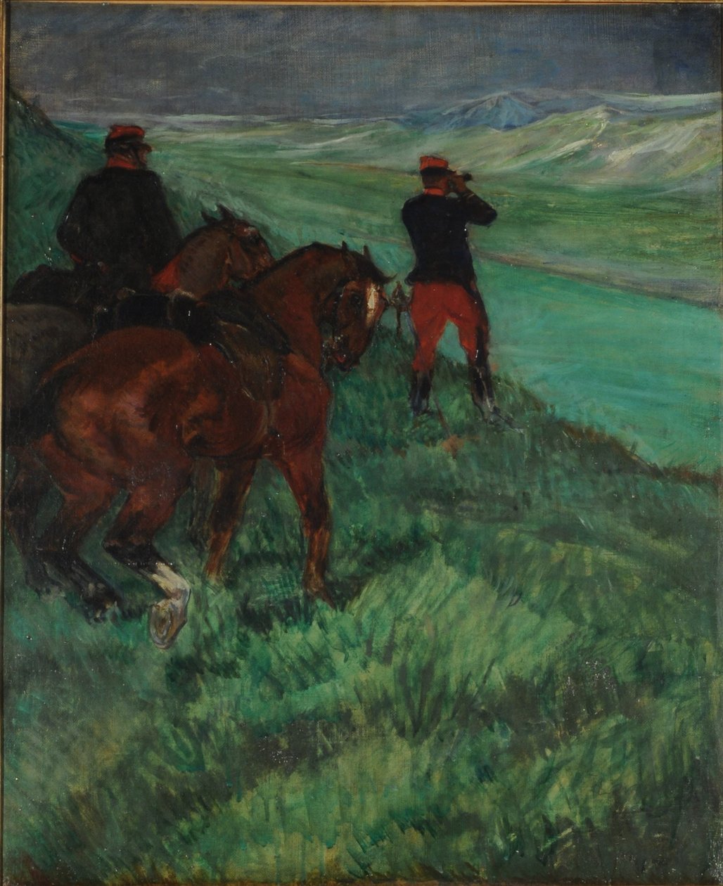 Reserveoffiser av Henri de Toulouse Lautrec