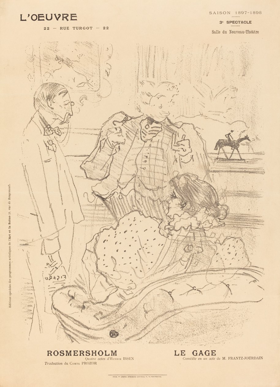Rosmersholm; Løftet av Henri de Toulouse Lautrec