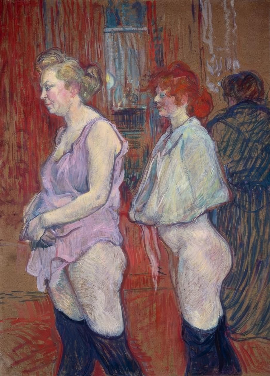Rue des Moulins av Henri de Toulouse Lautrec