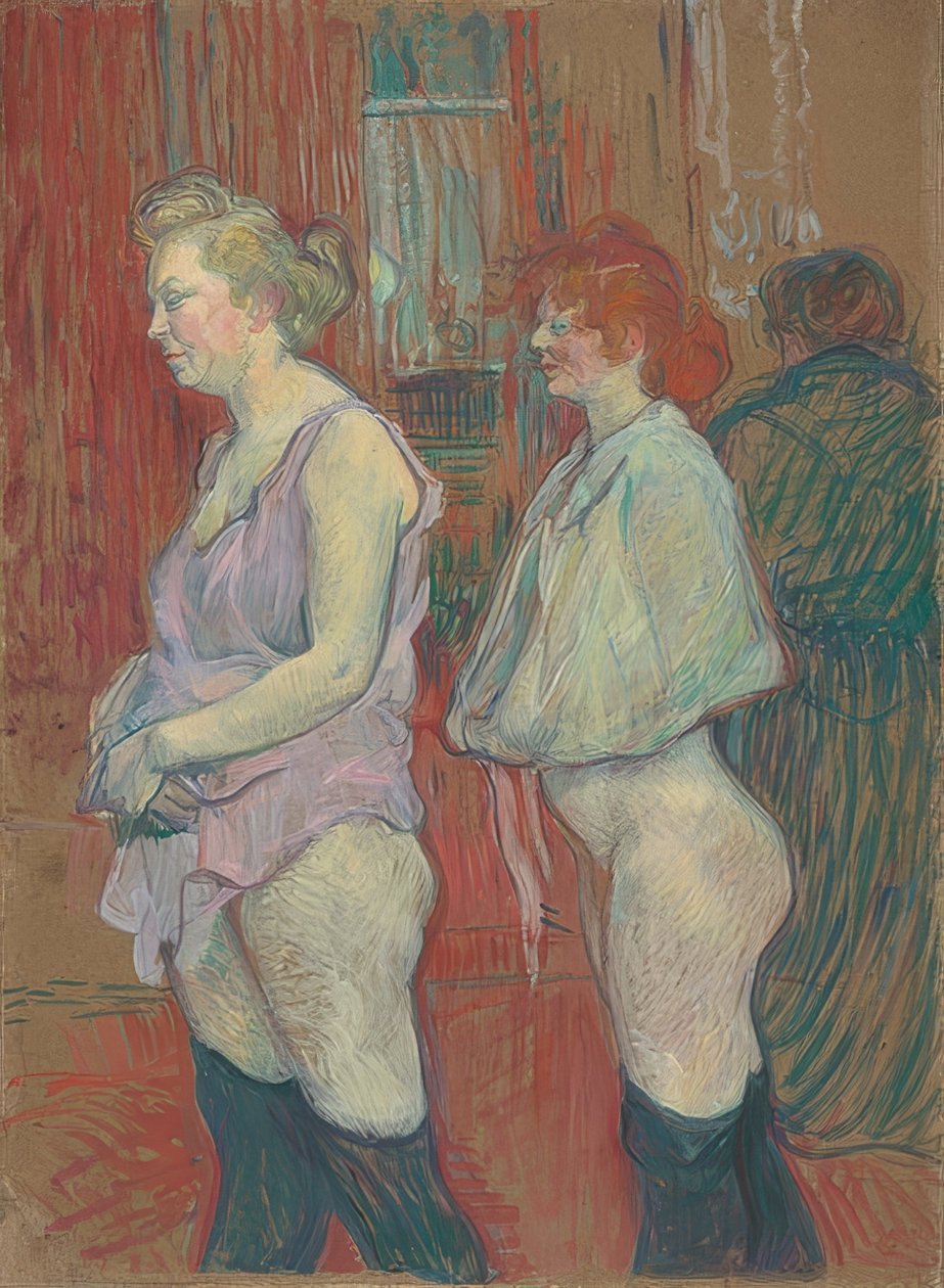 Rue des Moulins. 1894 av Henri de Toulouse Lautrec
