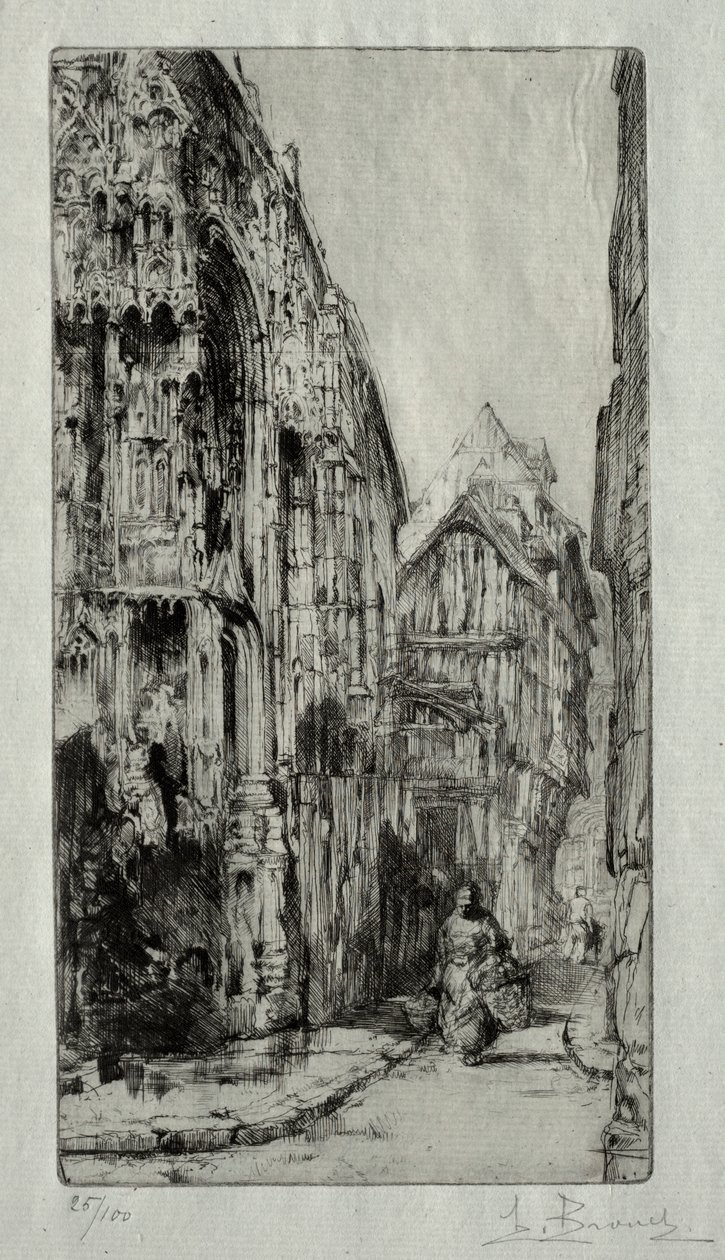 Saint-Etienne des Tonneliers i Rouen av Henri de Toulouse Lautrec