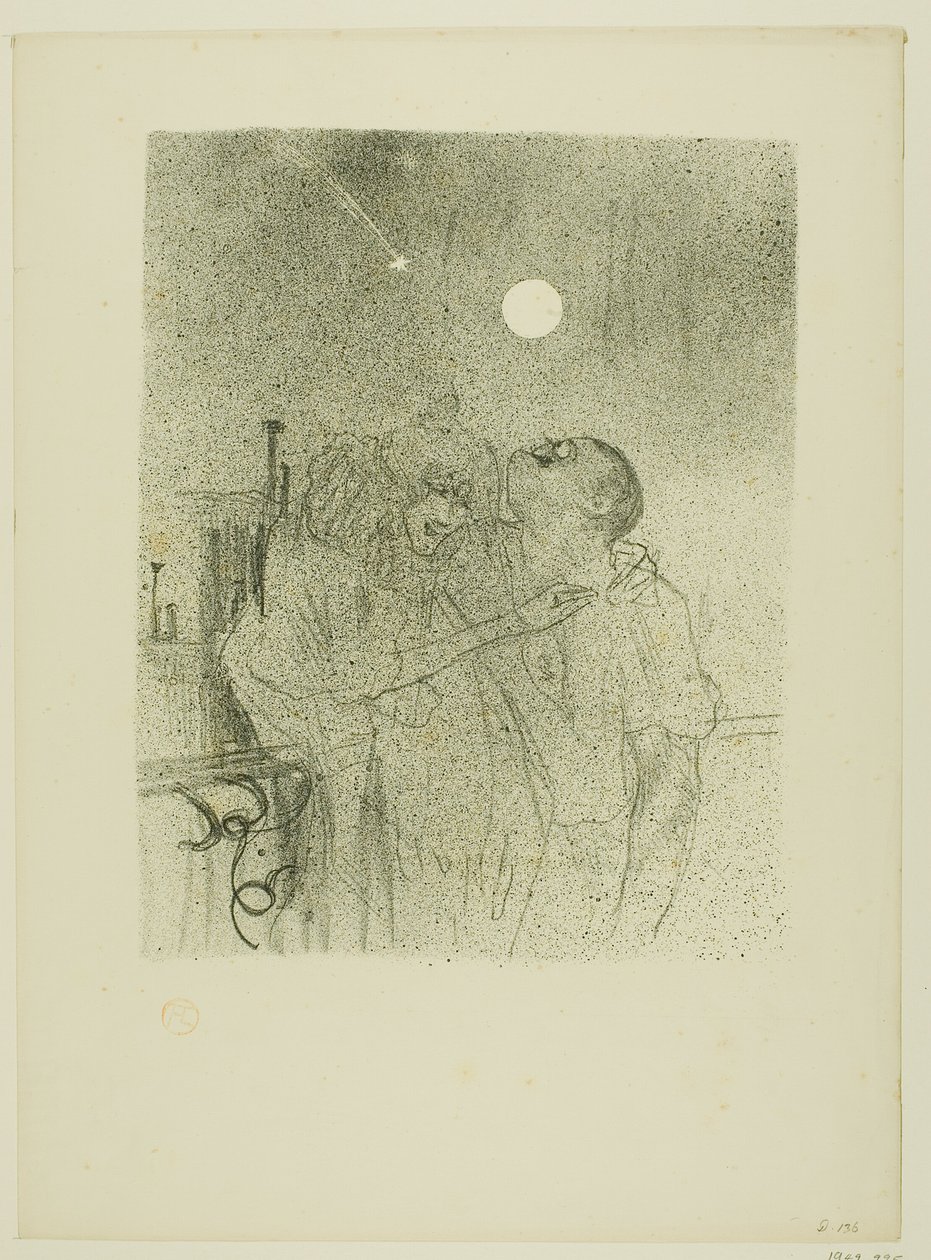 Shooting Stars, fra Melodier av Désiré Dihau av Henri de Toulouse Lautrec