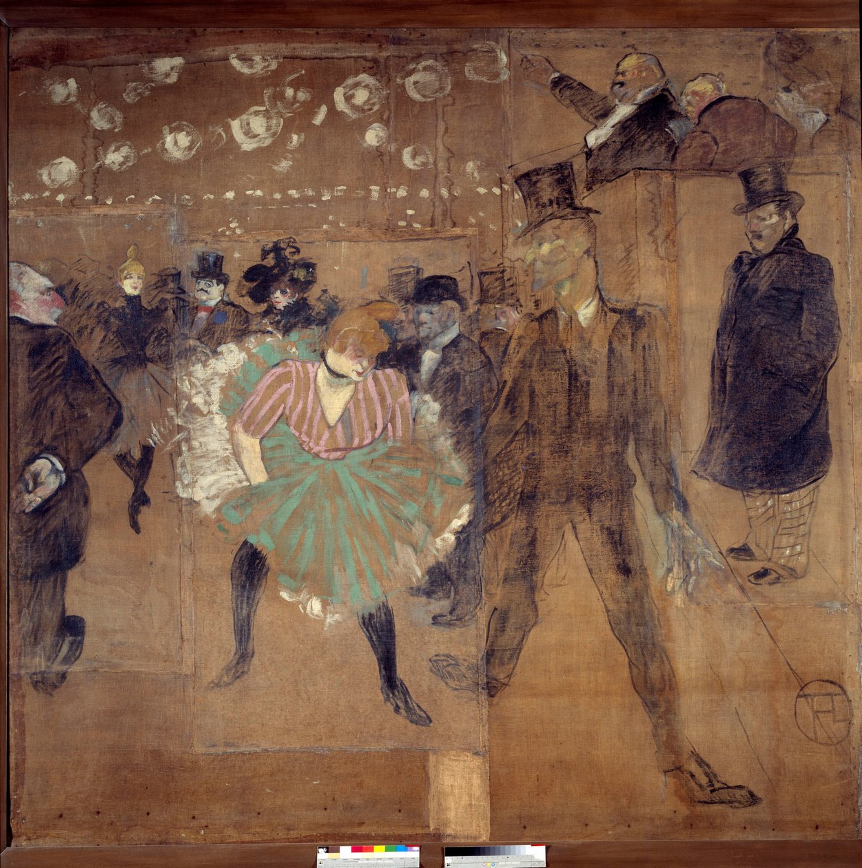 Skilt for huset til Goulue (Weber Louise dit La Goulue av Henri de Toulouse Lautrec