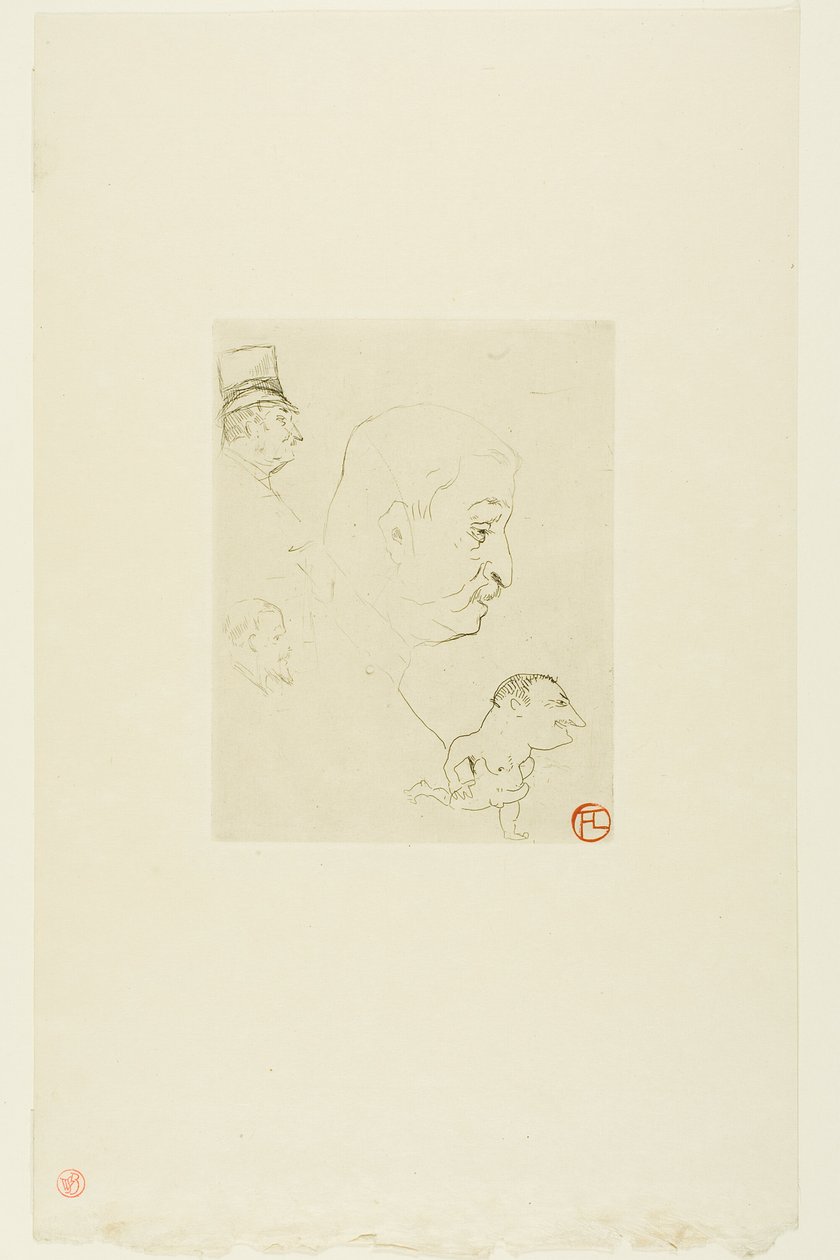 Skisse av Henri de Toulouse Lautrec