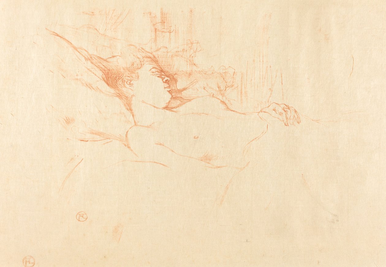 Sove av Henri de Toulouse Lautrec