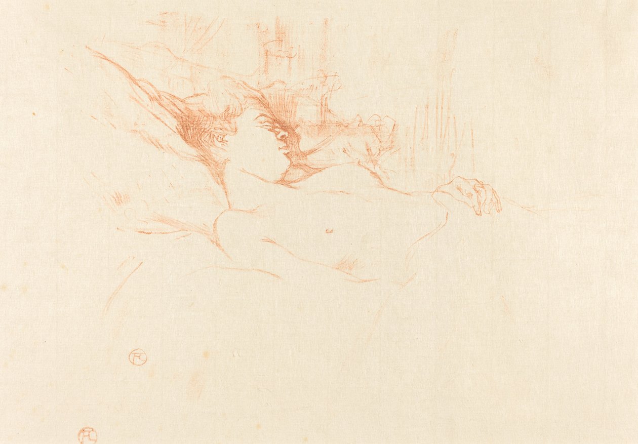 Sove av Henri de Toulouse Lautrec