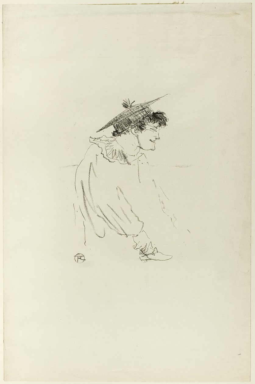 Liten engelsk jente (Miss Dolly) av Henri de Toulouse Lautrec