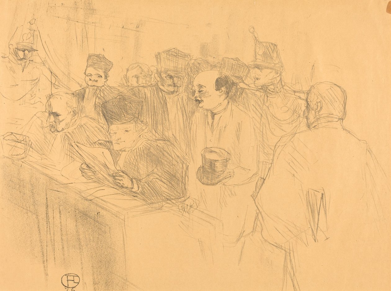 Soudais-avsetning av Henri de Toulouse Lautrec