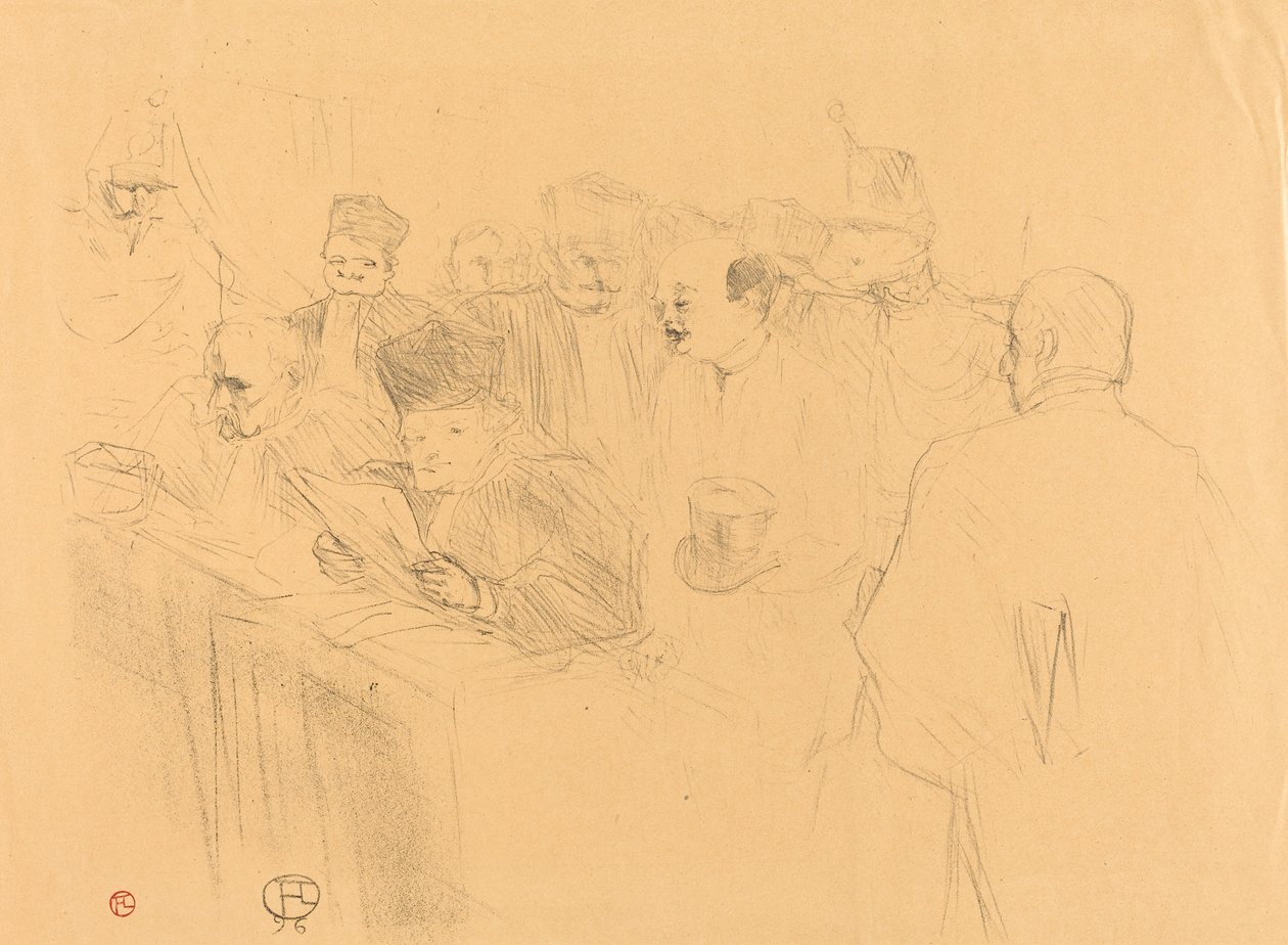 Soudais Deposition Soudais Deposition, 1896. av Henri de Toulouse Lautrec