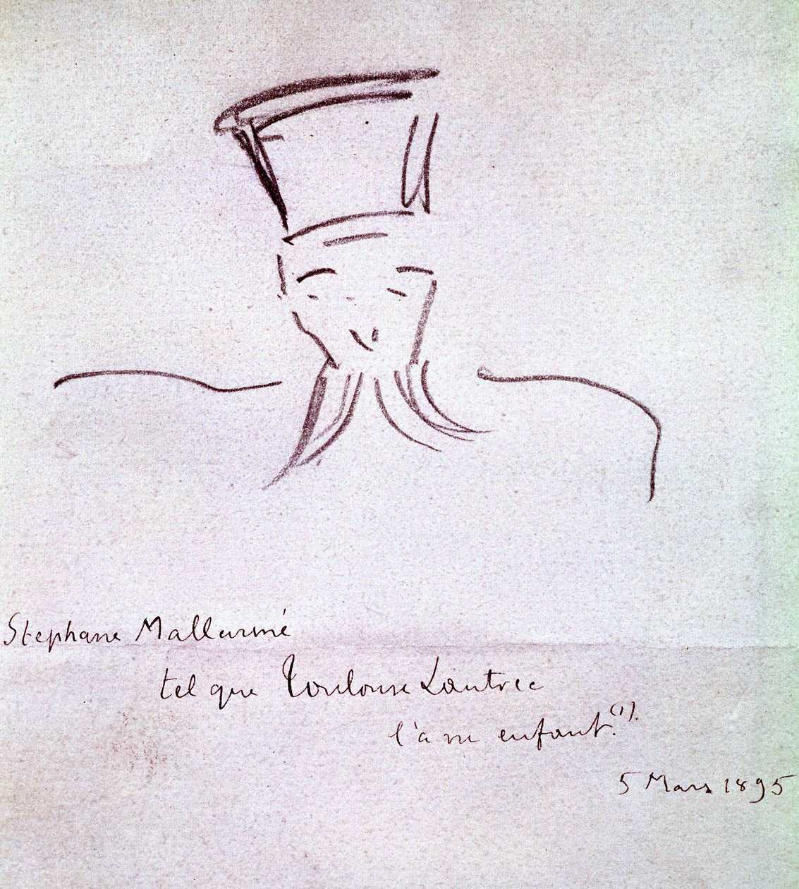 Stephane Mallarme av Henri de Toulouse Lautrec