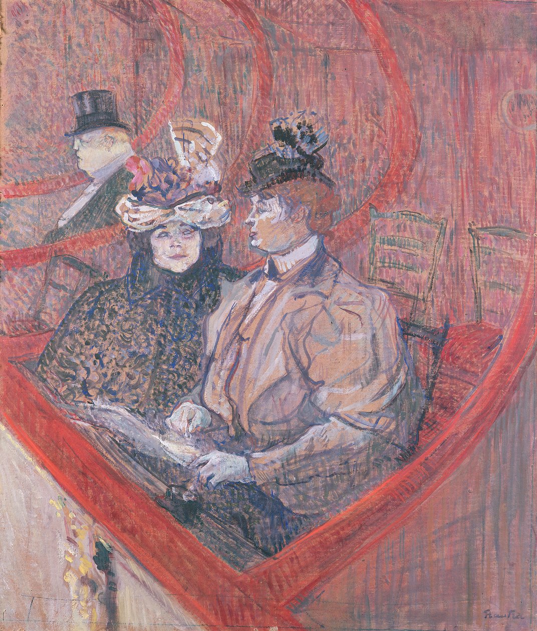Studie for La Grande Loge, 1896 av Henri de Toulouse Lautrec