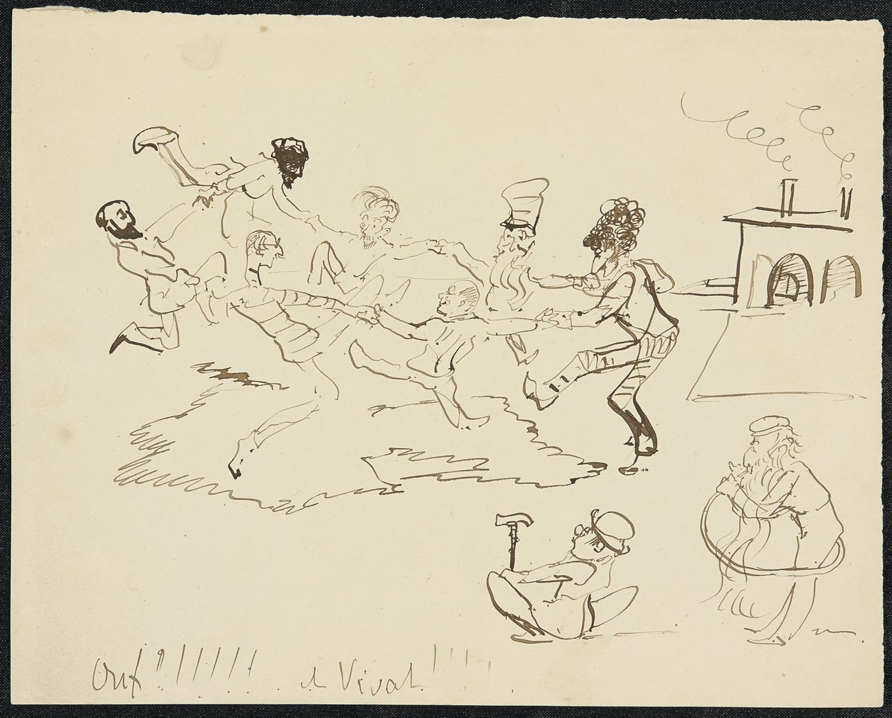 Nedsenkning, 1881 av Henri de Toulouse Lautrec
