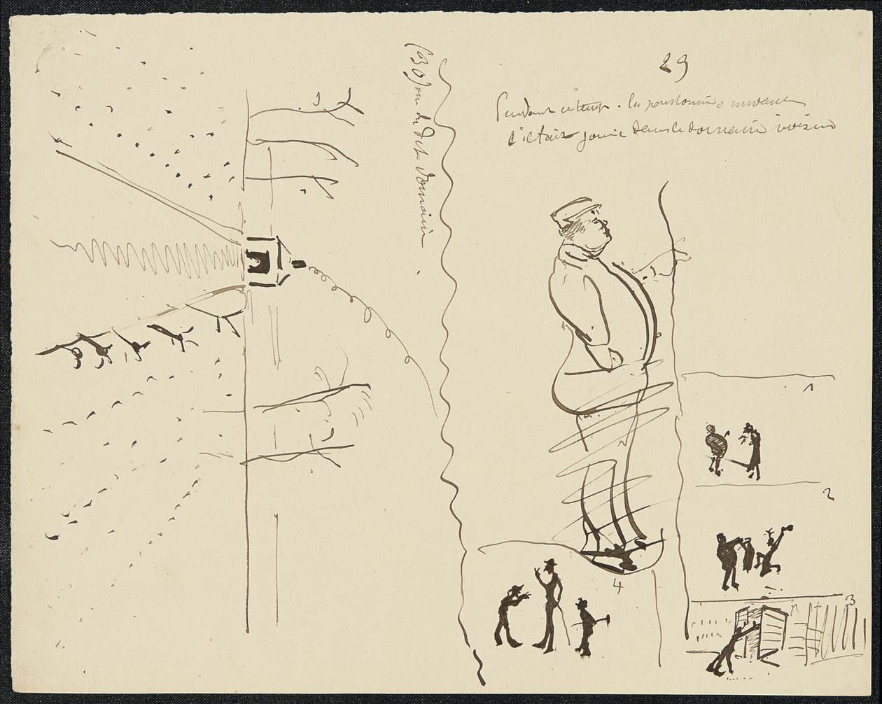 Nedsenkning, 1881 av Henri de Toulouse Lautrec