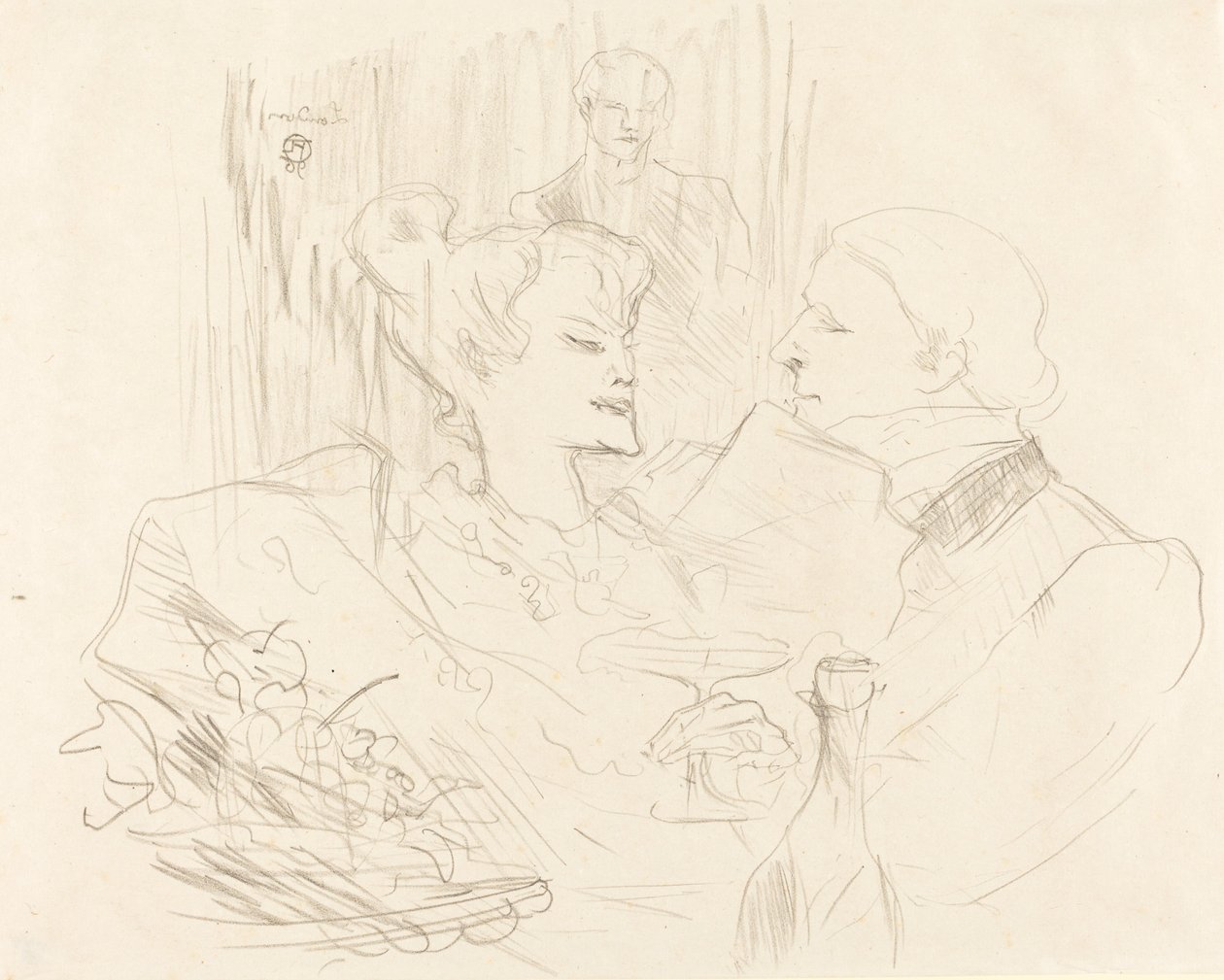 Kveldsmat i London av Henri de Toulouse Lautrec