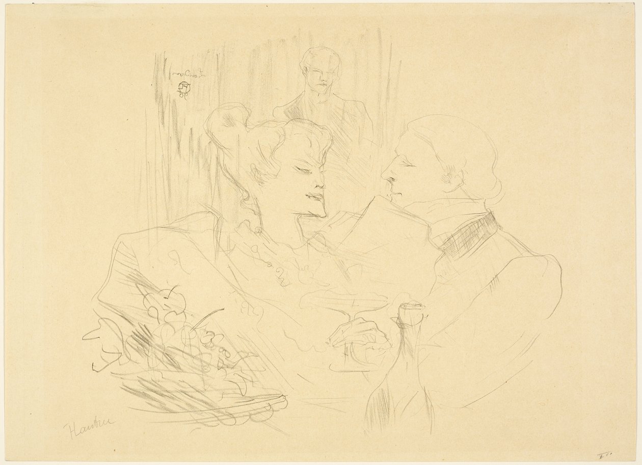 Kveldsmat i London av Henri de Toulouse Lautrec