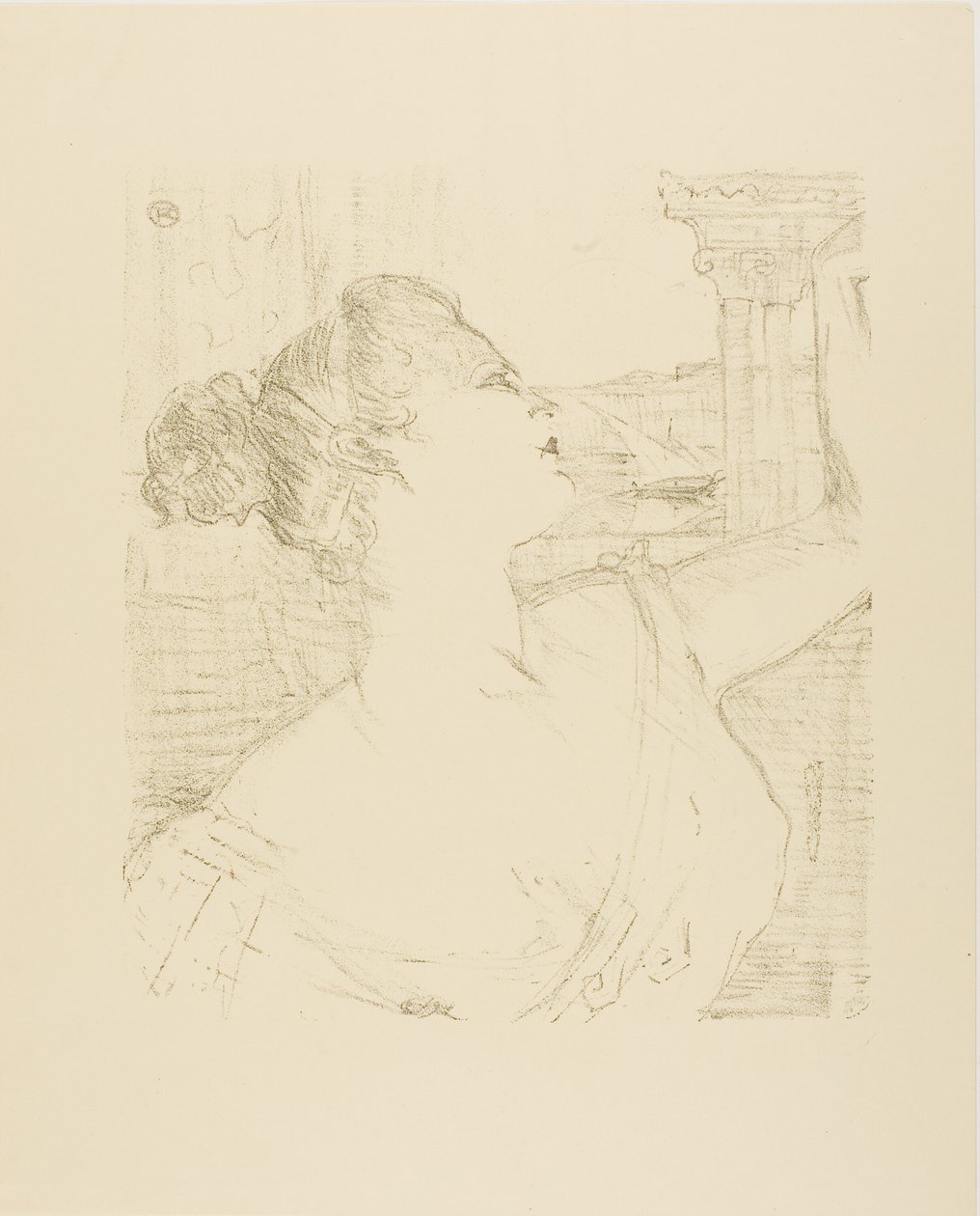 Sybil Sanderson, fra Thirteen Lithographs av Henri de Toulouse Lautrec
