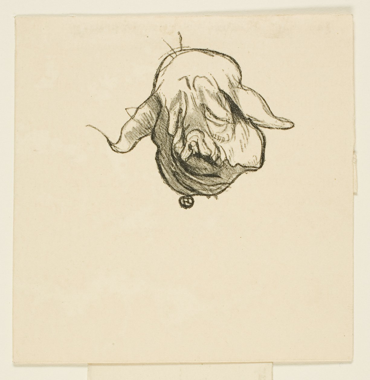 Halestykke fra Ved foten av Sinai av Henri de Toulouse Lautrec